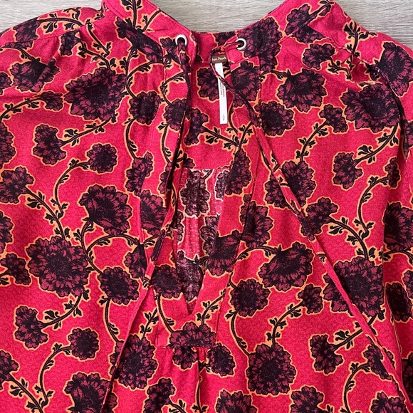 Free People Mia Tunic floral oversized small - Picture 11 of 12